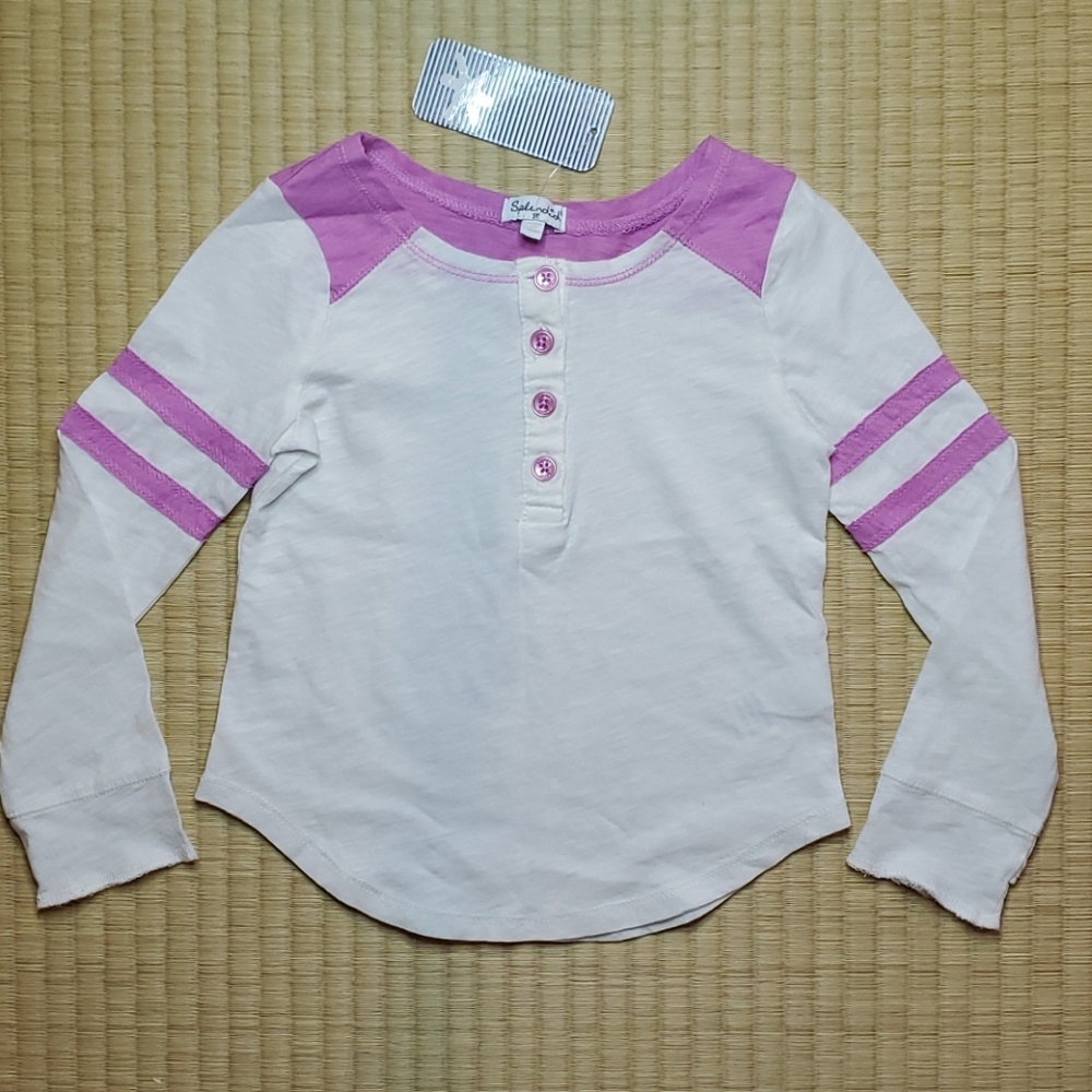 Splendid Colorblocked Long-Sleeve Henley, size 3T